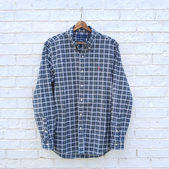 Ralph Lauren Classic Oxford Scotch Plaid Shirt - Picture 3 of 6